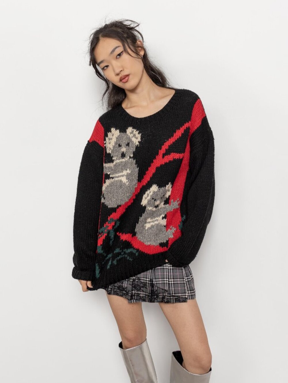 WOOL KOALA SWEATER Vintage Jumper Winter Pendleton Medium Large